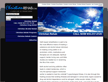 Tablet Screenshot of christianrehab.com